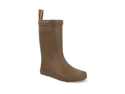 92022 1211 barefoot detske holinky bisgaard rubber boot chocolate 2