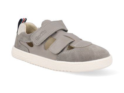 G3150292 2 barefoot detske sandaly froddo loop light grey 1