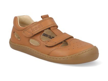 06M015.101 550 barefoot detske sandaly koel bep leather cognac 1