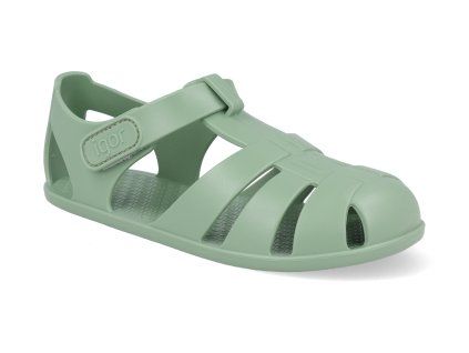 S10324 361 barefoot detske gumove sandaly igor nemo solid matcha 1