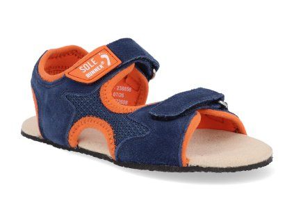 238856 barefoot detske sandaly sole runner mimas blue orange 1