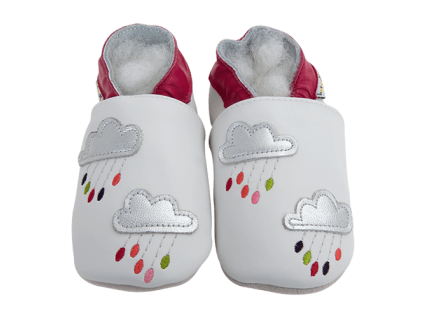 Chaussons cuir Pluie Front