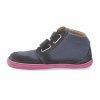 barefoot kotnikova obuv blifestyle loris velcro grau 4