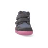 barefoot kotnikova obuv blifestyle loris velcro grau 3