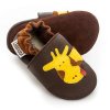 Liliputi® Barfuß Krabbelschuhe - Soft Sole Brown Giraffe braun (Größe L, Länge (mm) 138, Breite (mm) 70)