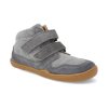 BVT12106L303 barefoot kotnikova obuv blifestyle loris velcro grau seda 1