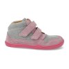 BVT12106L610 barefoot kotnikova obuv blifestyle loris velcro altrose 2