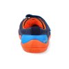 BF0001 W N PR2 OP MANDARINE barefoot tenisky beda mandarine s prouzky a pevnym opatkem modre 5