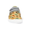 BF0001 TEX W DINOSAURS barefoot tenisky beda dinosaurs textilni vegan zlute 3