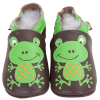Chaussons cuir Grenouille Front