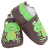 Chaussons cuir Grenouille Side