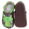 Chaussons cuir Grenouille Sole