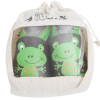 Chaussons cuir Grenouille Front Packed