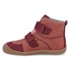 07W003.233 600 barefoot zimni detske kotnikove boty koel daro w hydro leather blossom ruzova 2024 4