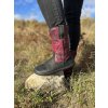 Koel Barfuß Damen Winterstiefel - Fiona Felt burgundy