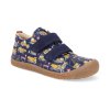 07M008.011 111 barefoot detske tenisky koel danny print tractor blue 1