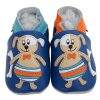 Chaussons cuir Chien Front