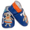Chaussons cuir Chien Side