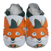 Chaussons cuir Renard Front