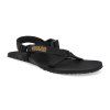 B PERF Z BO barefoot sandaly boskyshoes performance z tech black orange 1