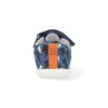 242351 A barefoot detske tenisky garvalin lona estampada petrol 3 5