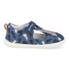 242351 A barefoot detske tenisky garvalin lona estampada petrol 3 2
