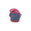 BF060010 BA DP barefoot detske prezuvky beda sirsi typ baleriny denim pink 5