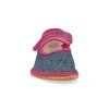 BF060010 BA DP barefoot detske prezuvky beda sirsi typ baleriny denim pink 3