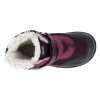SN2409 barefoot detske zimni boty ktr melir vinove 6