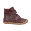 06T006.102 260 barefoot detske zimni boty koel brandon 2 0 wp wool bordo 2