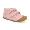 BG101068 781 barefoot detske kotnikove boty bundgaard petit strap rose 1