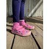 Koel Barfuß Kindersneaker Canvas - Dud Print Bär rosa (Größe 21, Länge (mm) 139, Breite (mm) 64)