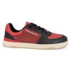 50870123 barefoot tenisky barebarics wave black red 2