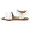CB.RUF1 505 barefoot detske sandaly tip toey joey ruffle white 4
