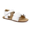 CB.RUF1 505 barefoot detske sandaly tip toey joey ruffle white 1