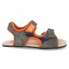 232856 barefoot detske sandaly sole runner mimas grey orange 2
