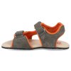 232856 barefoot detske sandaly sole runner mimas grey orange 4