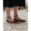 barefoot baleriny be lenka florence dark brown 100858 size large v 1