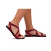 Ahinsa Damensandalen - Ultra Comfort Hava 2.0 burgundy (Größe 37, Länge (mm) 243, Breite (mm) 101)