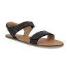 170010 SD W NL BL barefoot detske sandaly beda black 1