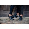 Ahinsa Barfuß Business Schuhe- Ananda Casual Black schwarz (Größe 37, Länge (mm) 240, Breite (mm) 93)
