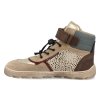 45235 239 barefoot detske kotnikove boty develab elastic velcro wr taupe 4