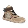 45235 239 barefoot detske kotnikove boty develab elastic velcro wr taupe 1