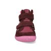 41075 439 barefoot detske kotnikove boty develab midcut sneak 2 velc leather burgundy 3
