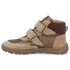42038 239 barefoot detske kotnikove boty develab midcut sneak 2 velc leath taupe 4