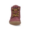45213 434 barefoot detske kotnikove boty develab soft shoe laces wr burgundy 3