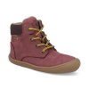 45213 434 barefoot detske kotnikove boty develab soft shoe laces wr burgundy 1