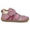 41063 479 barefoot detske kotnikove boty develab sneaker 2 velcro leather old pink 2