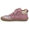 41063 479 barefoot detske kotnikove boty develab sneaker 2 velcro leather old pink 4