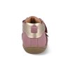 41063 479 barefoot detske kotnikove boty develab sneaker 2 velcro leather old pink 5
